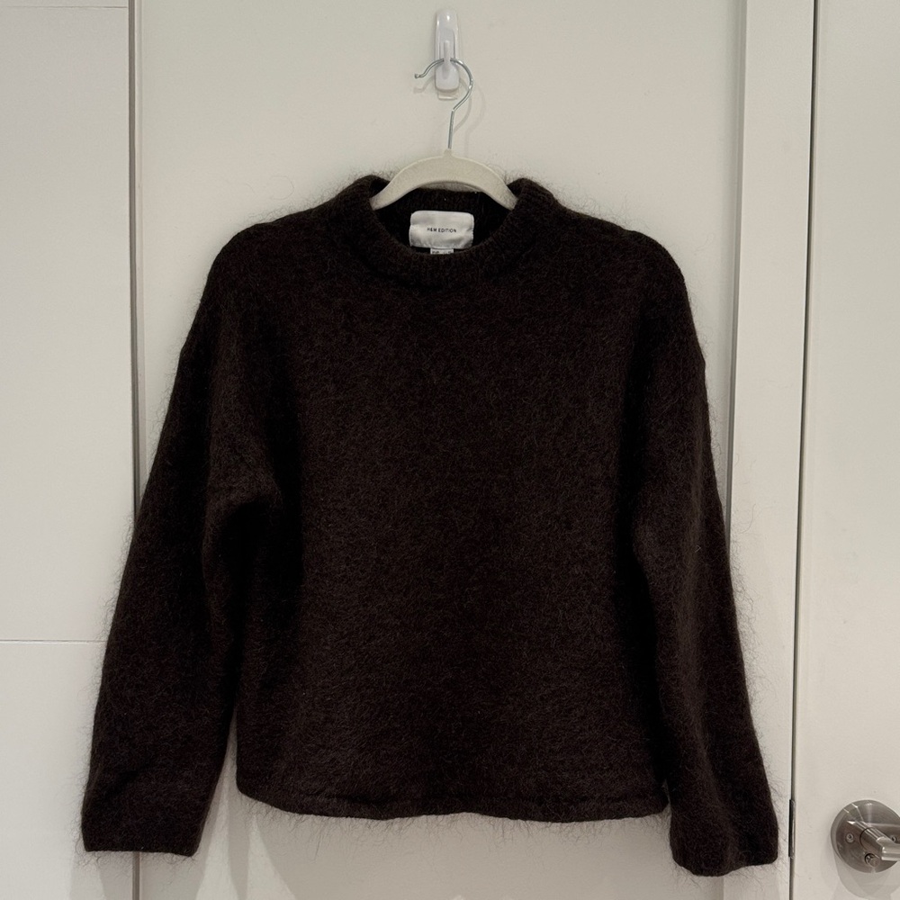 Dark Brown Mohair Blend Oversized H&M Edition Sweater XS